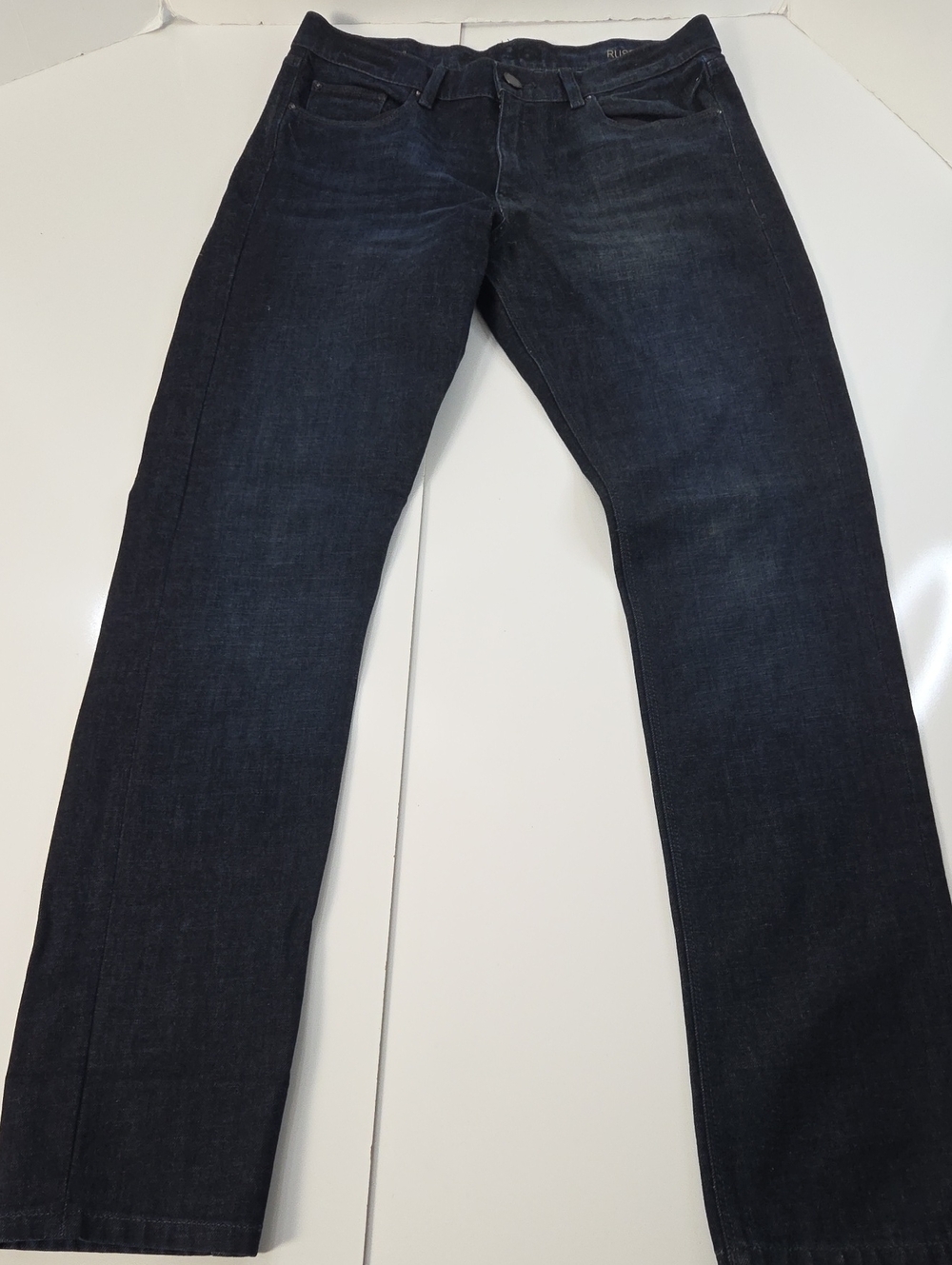 DL1961 Russell Men's Dark Blue Slim Straight Premium Jeans 32
